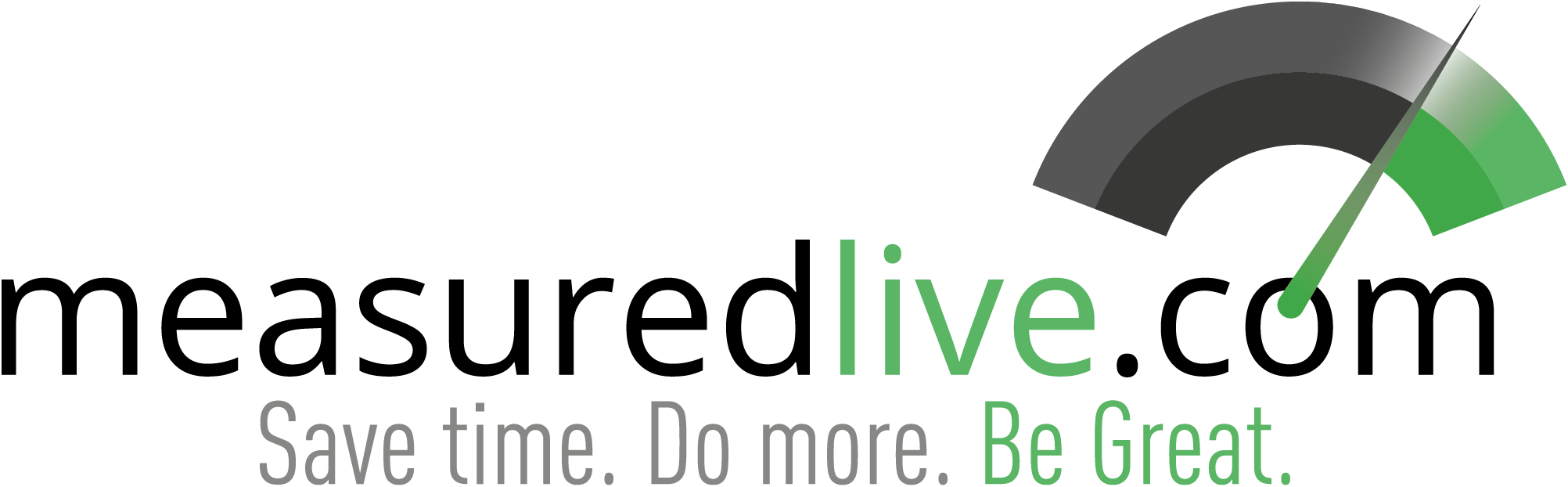 MeasuredLive Logo with tagline